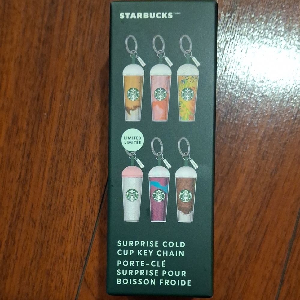 Starbucks Cold Cup Key Chain Set - Vibrant Designs